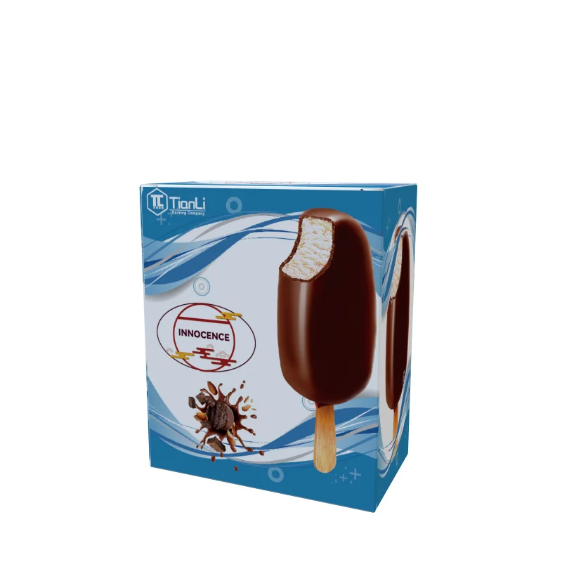 Digital Printing Ice Cream Cone Paper Box Hot Sale Odm/Oem Ice Cream Paper Box Low Moq Fruit Ice Cream Box