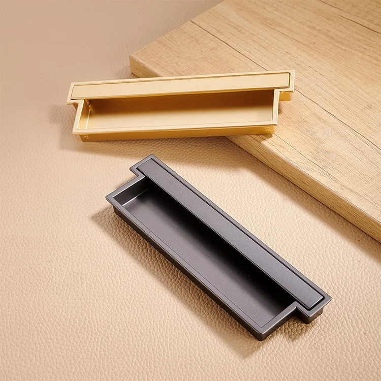 Hardware Moderno De Gabinete De Oro Cepillado: Manijas De La Puerta De La Cocina De Aleación De Aluminio Perillas De Cajon Para Un Elegante Acabado Duradero De 4 € | DHgate