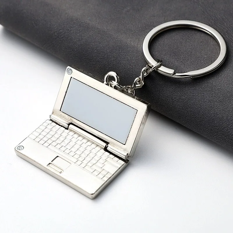 Custom Logo Blank Mini Foldable Notebook Computer Keyring