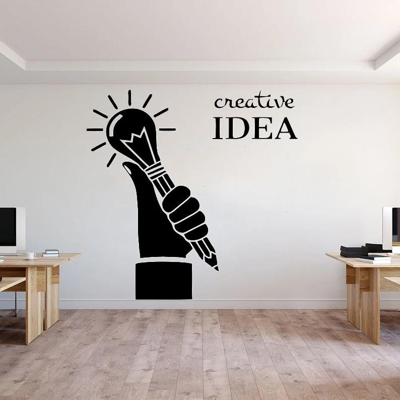 Teamwork Motivational Quotes for Office Wall Sticker Mural Vinyl Art Room Décor 
