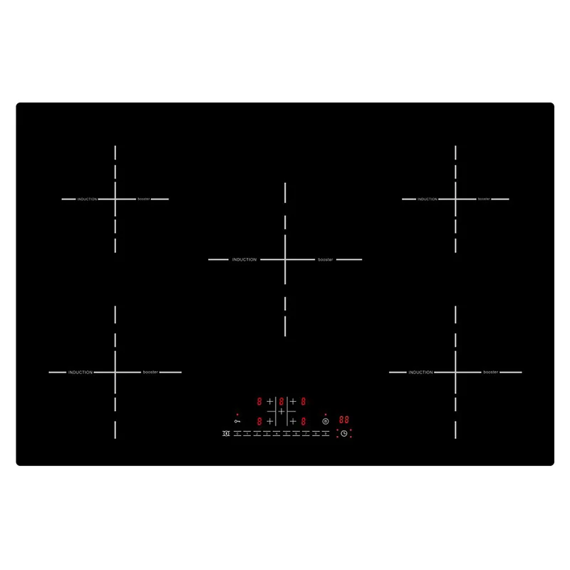 7800W Built-in Induction Hob 4 Burners Electric Cooker With Schott Ceran or Not OEM Cooktop