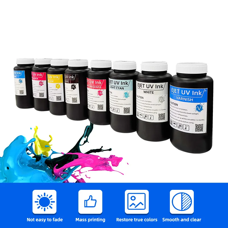 UV Ink Coating Print Primer for Acrylic Glass Plastic Metal Printing UV Coating