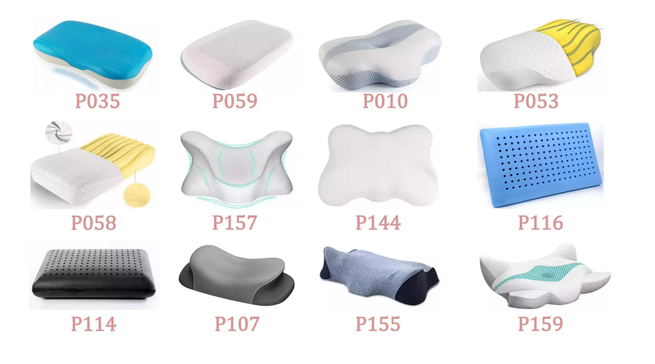 Memory Foam Side Sleeper Arm Rest Pillow Arched Cuddle Pillow Couple