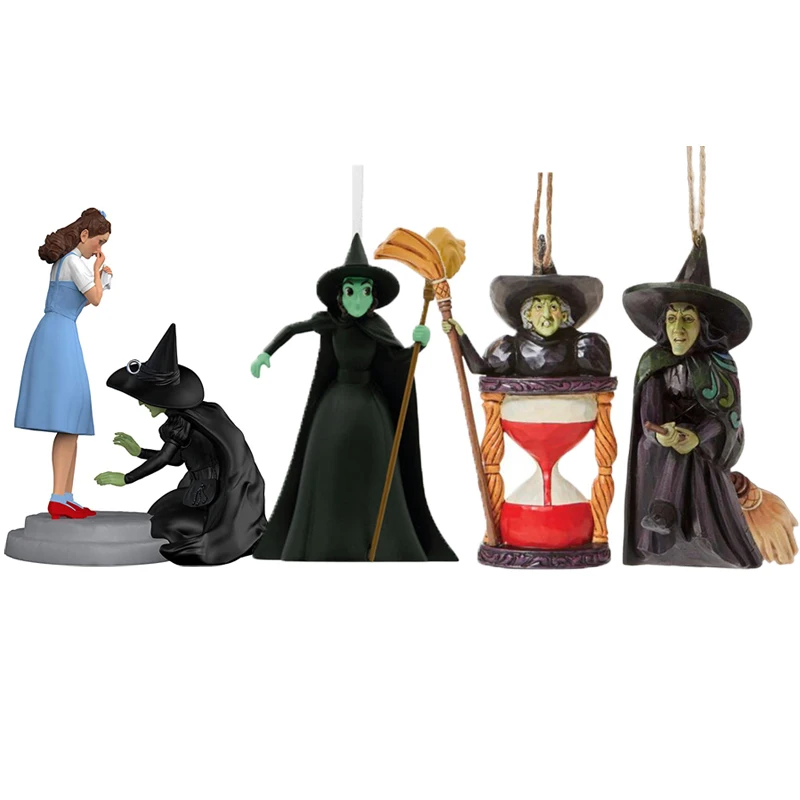 Atacado Personalizável Enfeites de Natal em Resina Tema Mágico de Oz Artesanato Ornamentos da Bruxa Má Pendurados