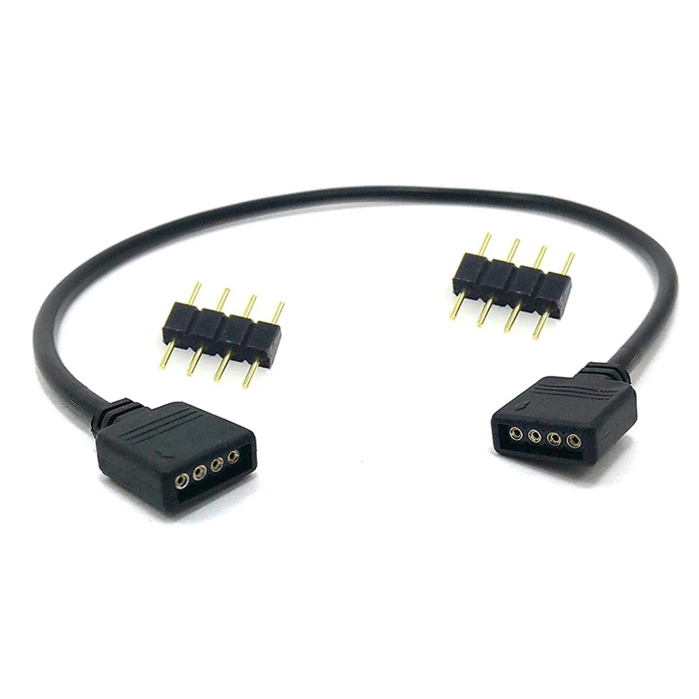Câble Adaptateur RGB Pour Carte Mère - Conversion 5V 3 Broches / 12V 4 Broches, Longueur 30cm - 10