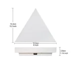 New Design Fancy DIY Home Decor Smart Wifi Control Triangle Rgbw Colorful Ceiling LED Panel Lights