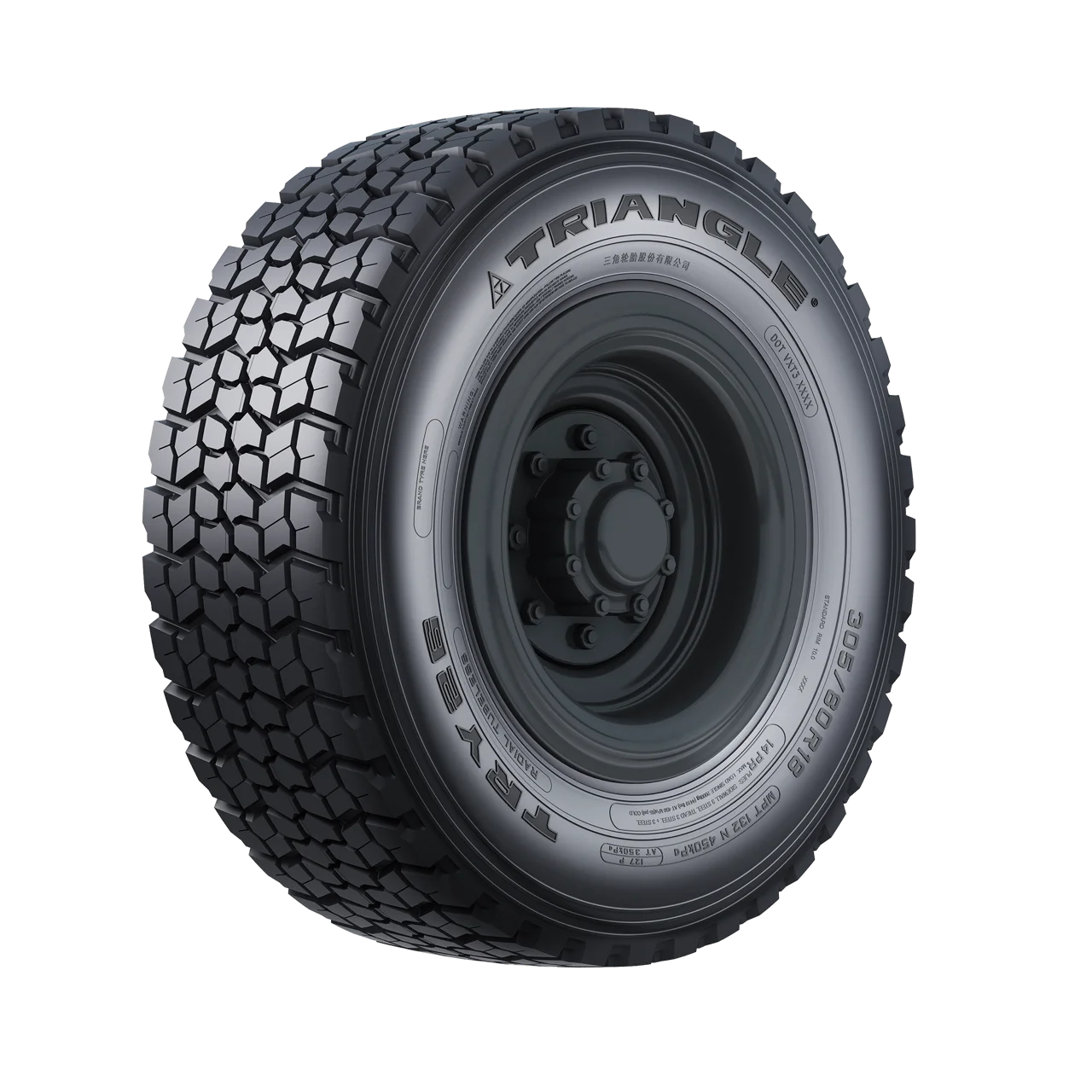 305/80R18 335/80R20MPT BAN TRUK RUN-FLAT TBR