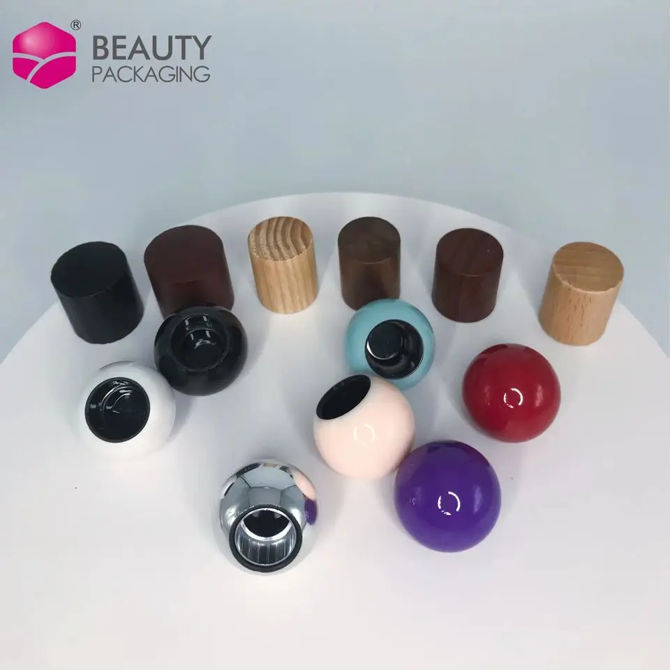 化粧品香水用15mm半円形UVプラスチック香水丸型空ボトルキャップ