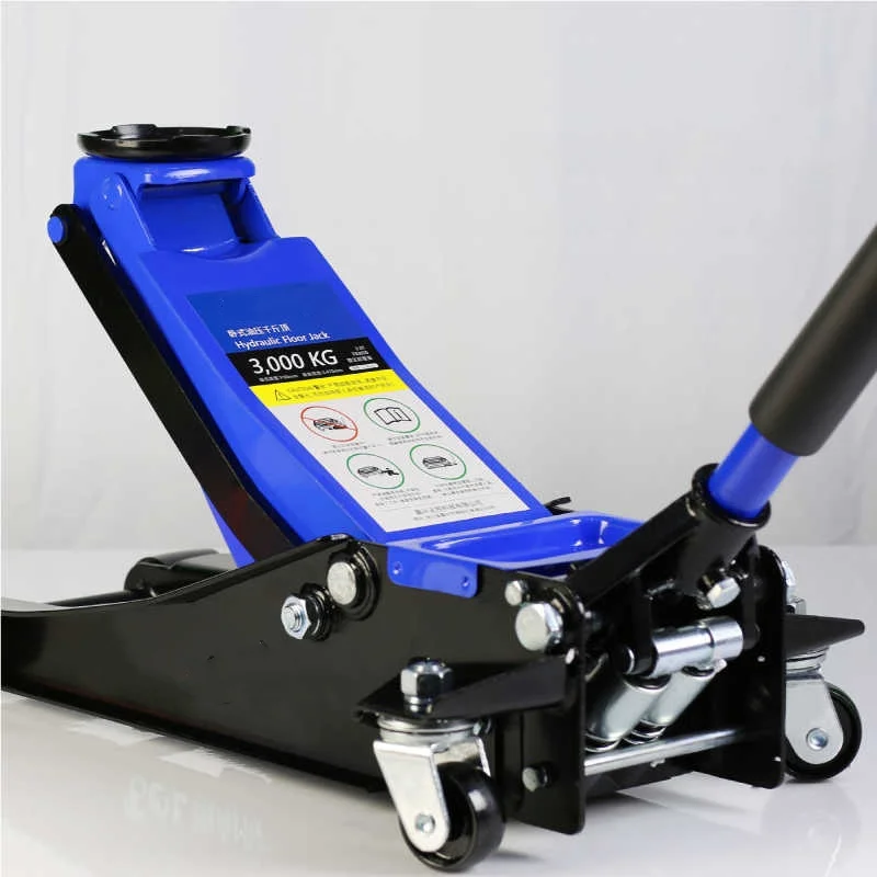 2T 3T 4T Heavy Duty Car Repair Tire Change Cylinder Horizontal Jack For Car Suv