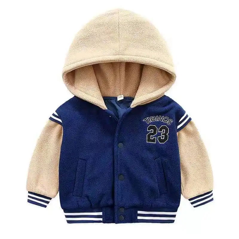 2 4 5 6 8 10 Years Old Teenage Winter Cloth Teens Clothing Fall 2022 Kids Letterman Jacket Zip up Boys Hoodies for Boys Jackets