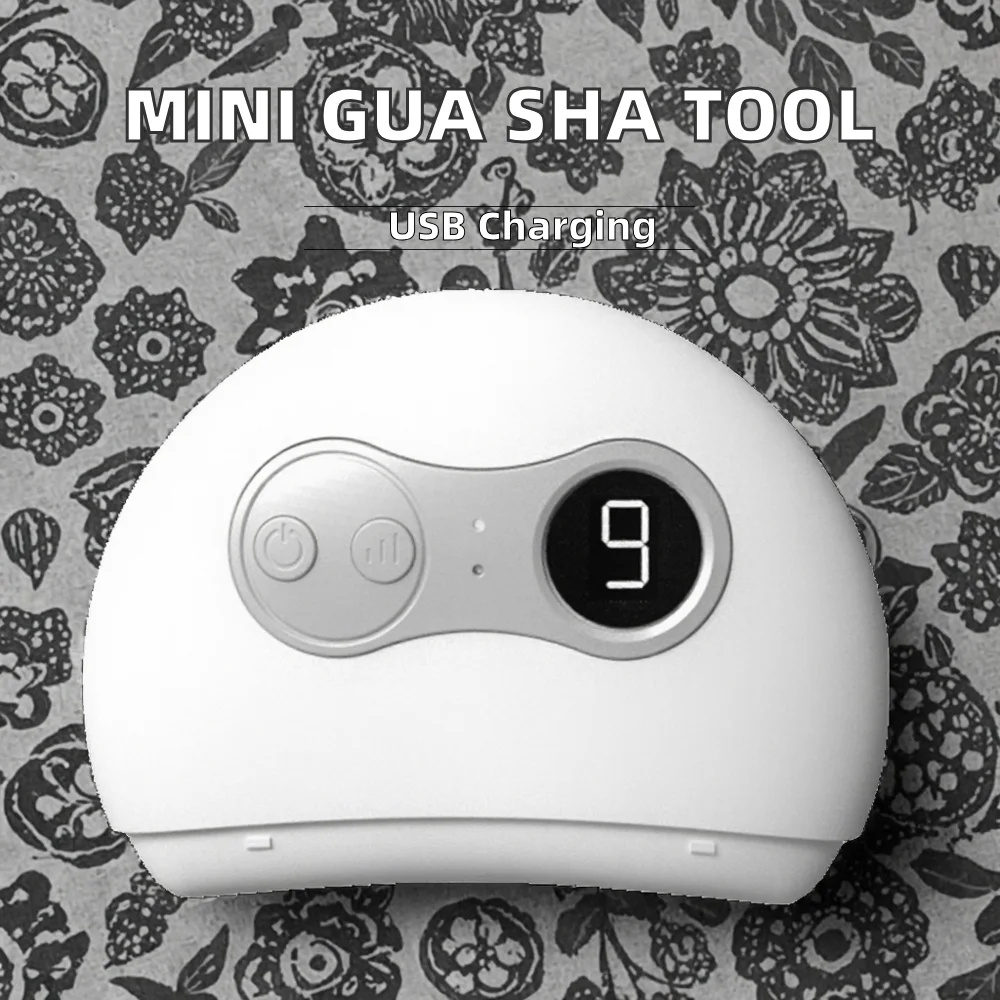 Outil électrique de Gua Sha GS03 | Massageur chauffant et vibrant à 9 vitesses