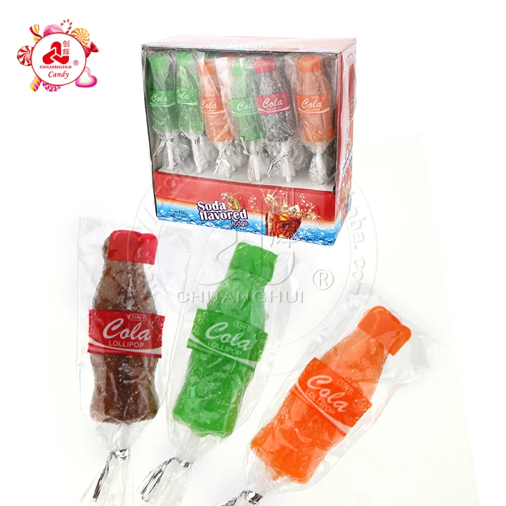 Cola bottle lollipop
