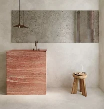 2025 Artisan High End Marble Vanity Design Idea Luxury Marble Stone Countertop for Bathroom