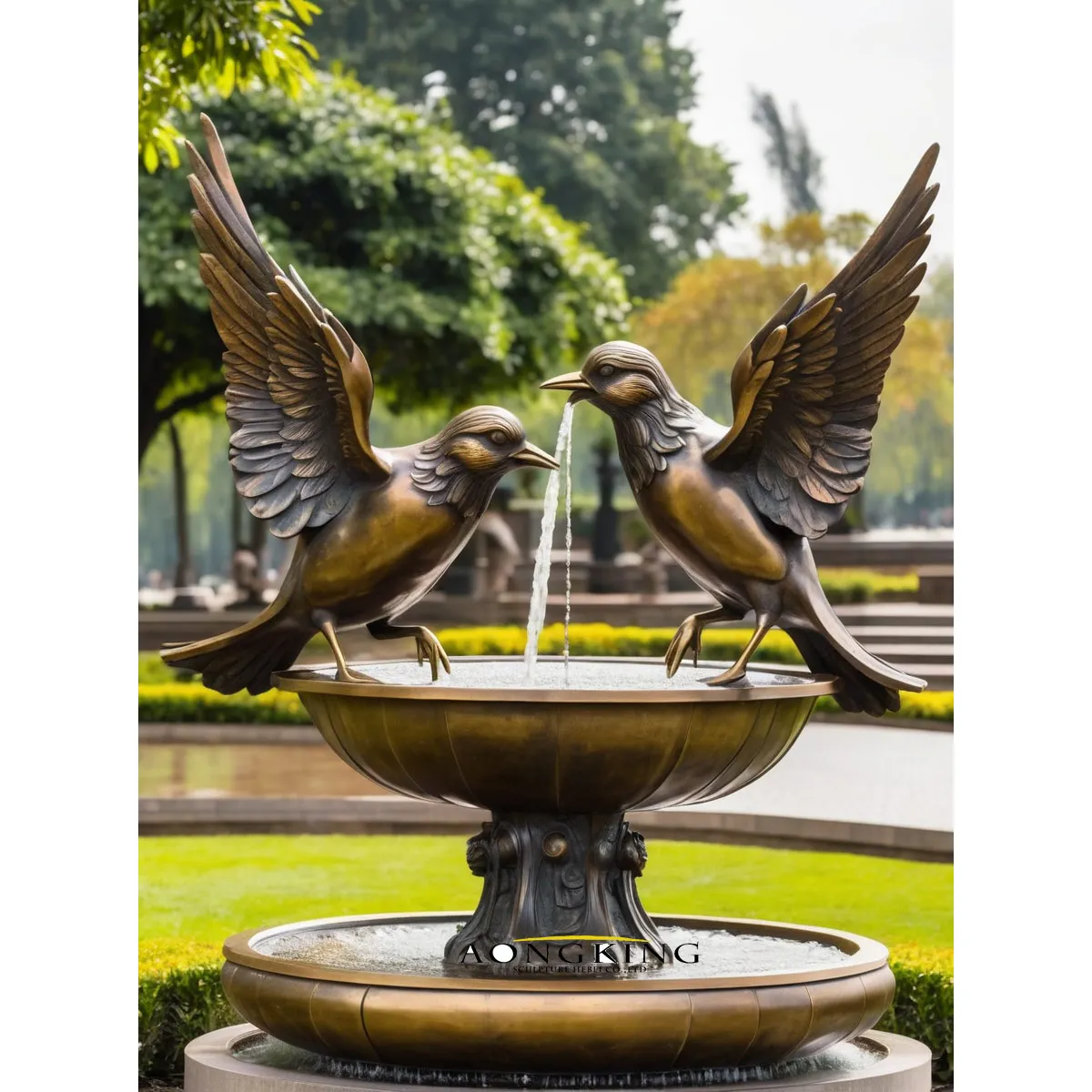 New Product Factory Customized Large Size Bronze Eagle Brass Eagle Sculpture Big Bronze Flying Eagle Statue for Gate