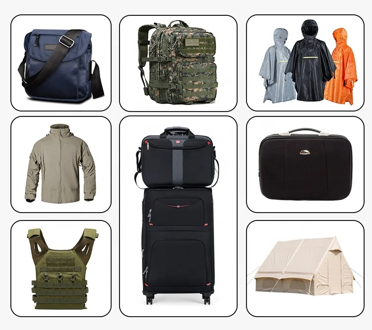 210D Nylon Diamond Ripstop Fabric with PU Backing Usd for Parasail