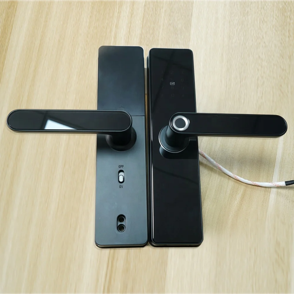 High Security Anti Theft Smart Door Lock Home Tuya Smart Wifi Biometric Intelligent Ttlock Electronic Fingerprint Smart Locks