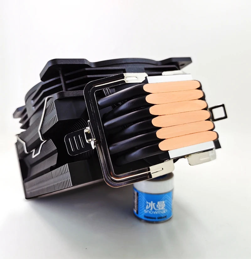 Snowman 6 Heat Pipes Cpu Cooler Argb 120mm Pwm 4 Pin Quiet Pc Radiator