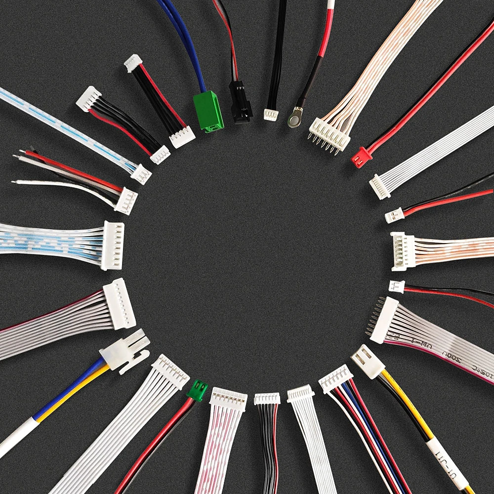 Custom Made Wire to Wire to Board PCB Molex JST GH XH PH SM Terminal Complete Wire Harness