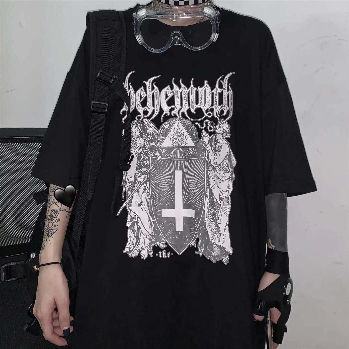 Gothic Punk Goth Harajuku Tshirt 2021 ...