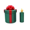 Christmas Green/Red 8.5cm