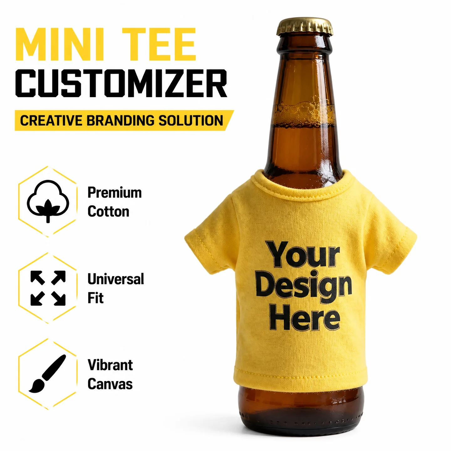 Custom Mini T-shirt Car Pendant Blank Mini T Shirt Toys Clothes Bottle Wrapper logo Advertising T-shirt Clothing Model