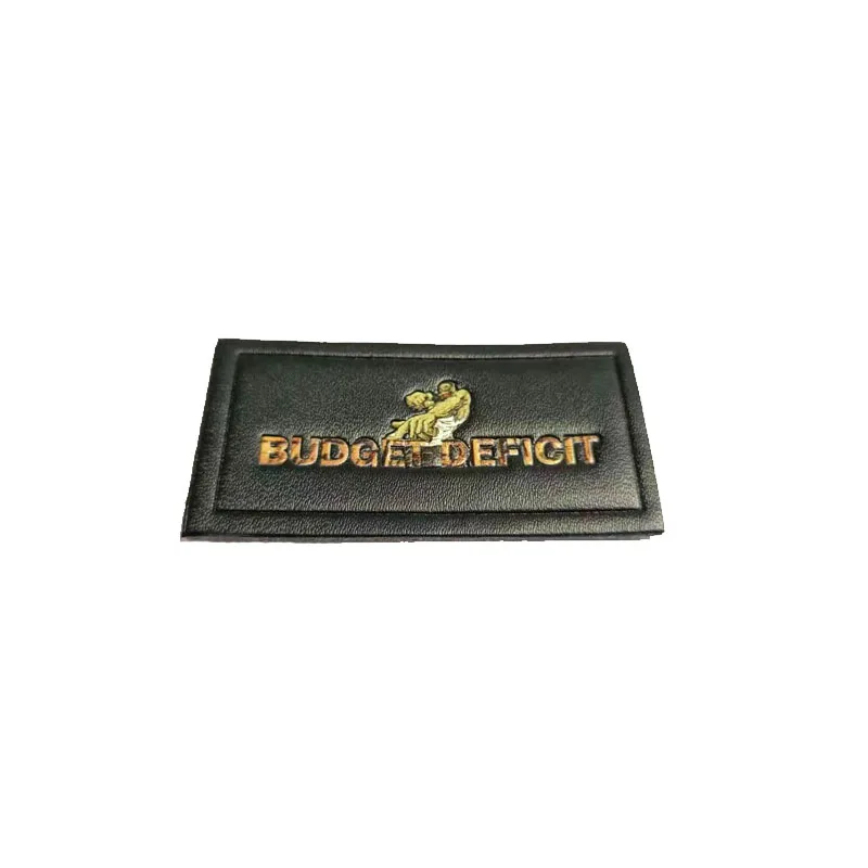 Label Custom Leather Labels Hat with Embroidery Labels New 2121