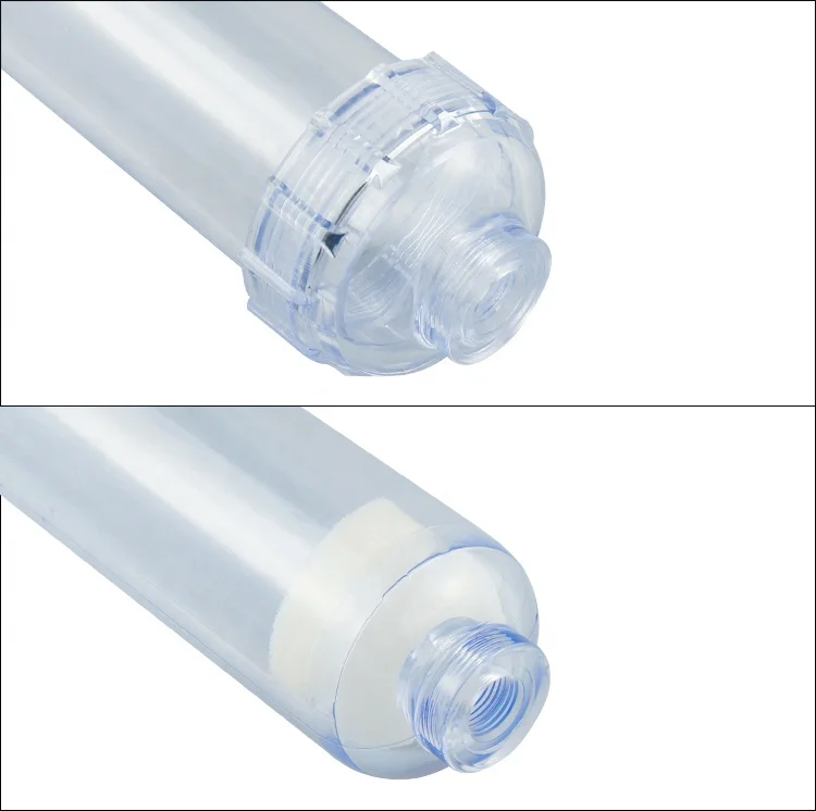 10-Inch Clear Cartridge Water Filter Housing with Carbon Block for Improved Water Purification Water Filter Housing