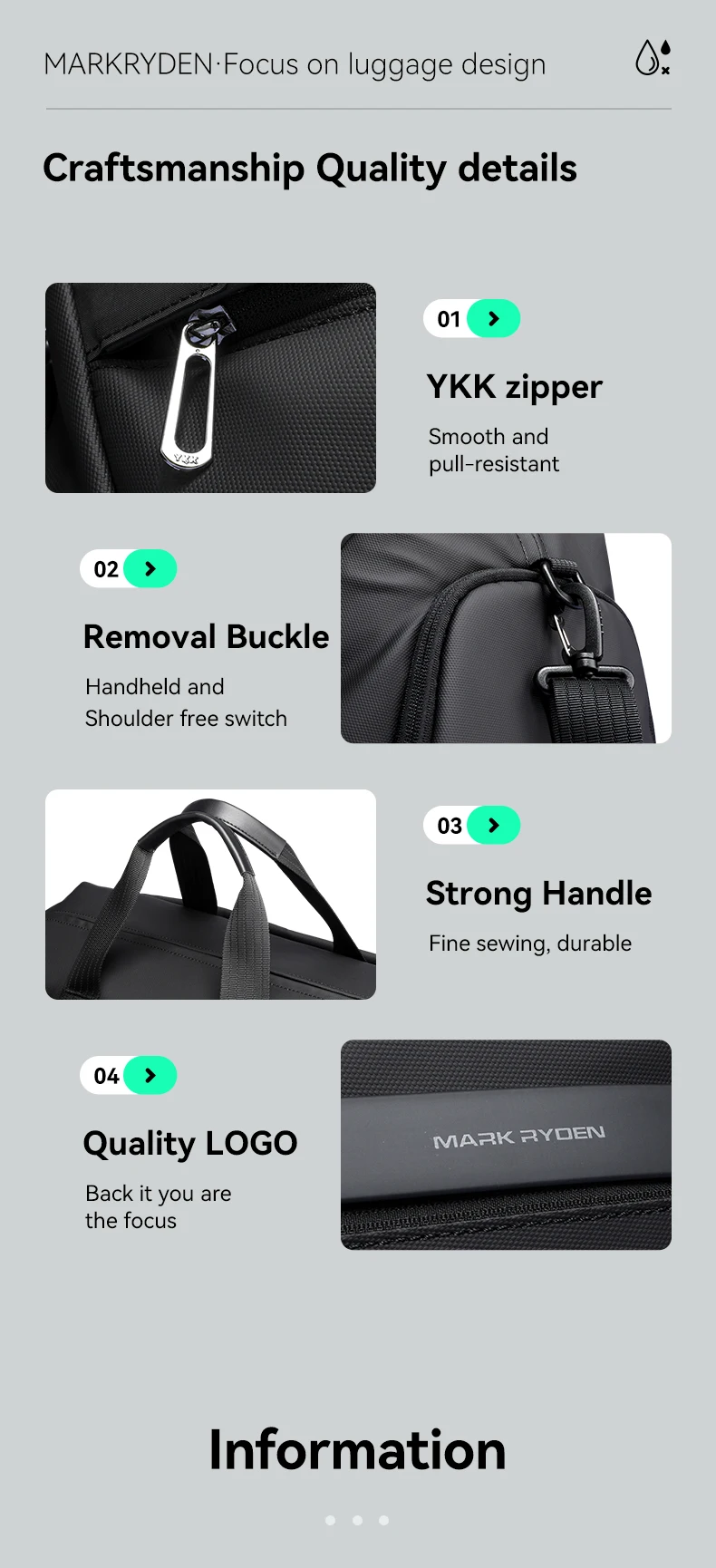 Mark Ryden Wholesale Custom Foldable Travelling Bag Large Capacity ...
