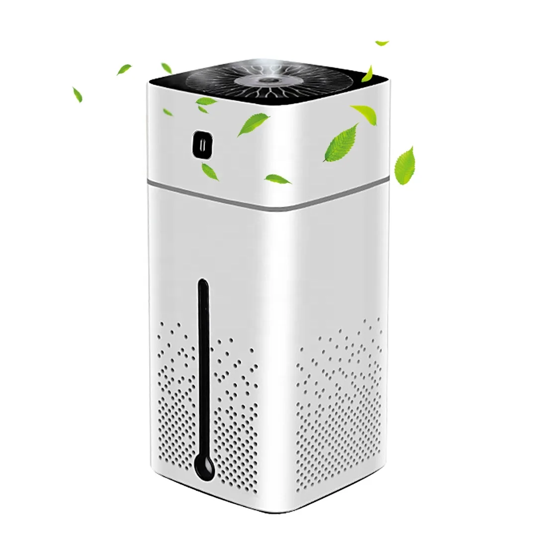 1L Humidifier Big Capacity Colorful Night Lights USB Office Purifier Electric Negative Ion Filter Mist Sprayer Aroma Diffuser
