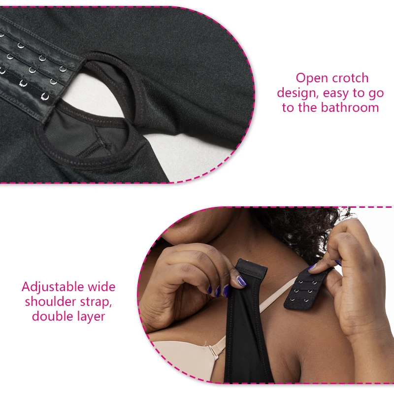 Stage 1 Open Crotch Tummy Control Butt Lifting Estilo Chaleco Reductor Abdom Colombia Fajas Para Levantar Gluteos Shapewear