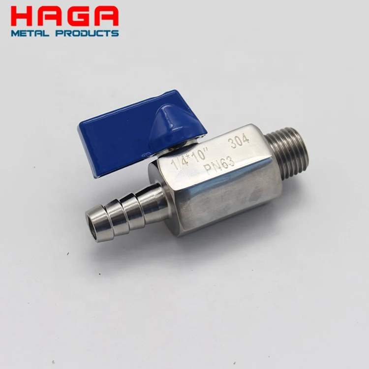 Stainless Steel 1/4 Inch Mini Ball Valve hose end mini ball valve Mini Ball Valves