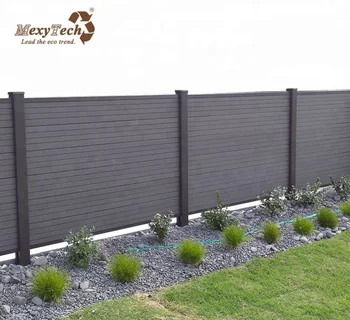 Terrace Privacy Fence Easy Installation Wood Plastic Composite Fencing ...