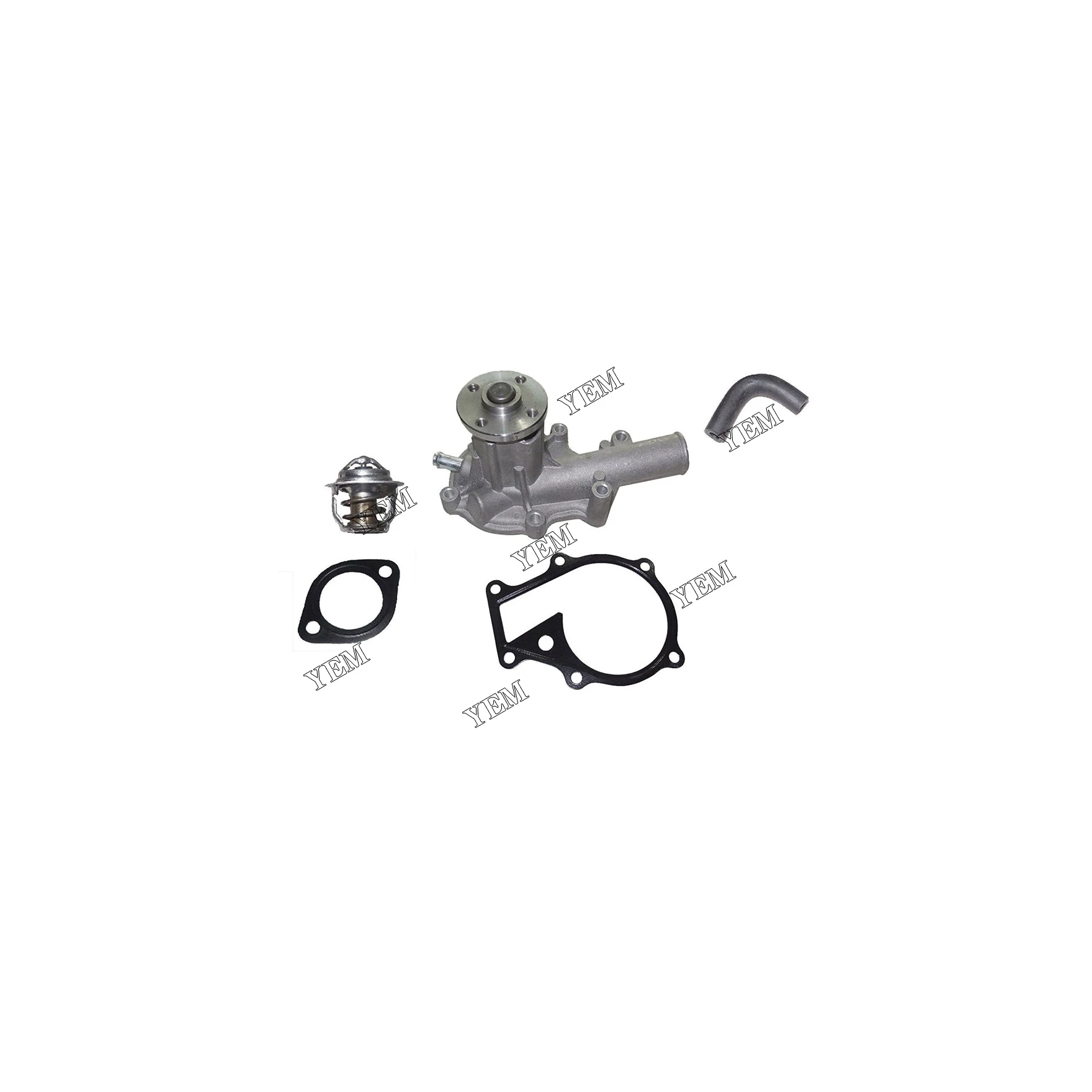 New Water Pump with Return Hose & Thermostat Fits for Kubota BX2370 BX2370-1 BX24D Engine Parts Manufacturer