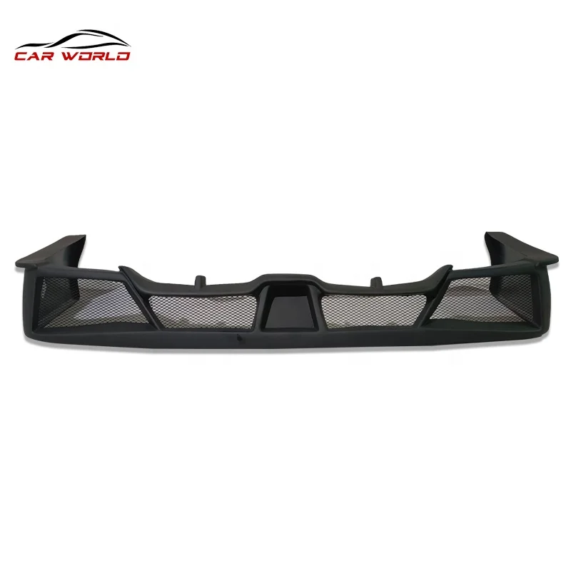 Car Front Face Kit Lip with Led Light Rear Diffuser Lip Side Skirts for Toyota Hiace 200 Series 2014-2018 Auto Body Kit Parts