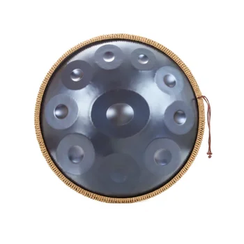 Factory Professional D Minor Krud 432/440 Hz Nitride Steel10 Note Handpan Pan Drum Music Instrument With Bag And Stand