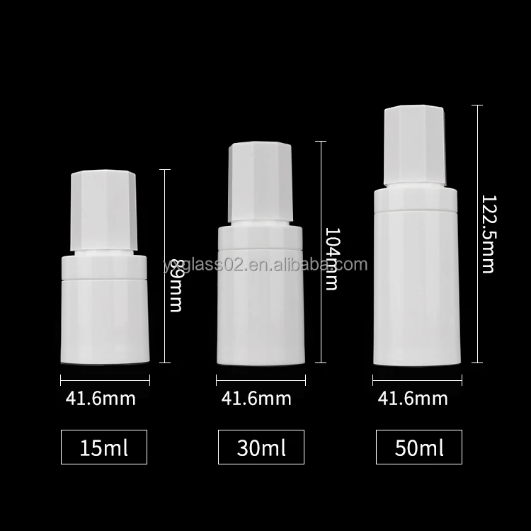 Recyclable plastic cosmetic jars and bottles small plastic pump spray bottle packaging container details