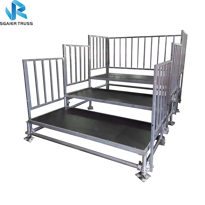 Good Quality Fast Set up Steel Galvanized Retractable Spectator Grandstand