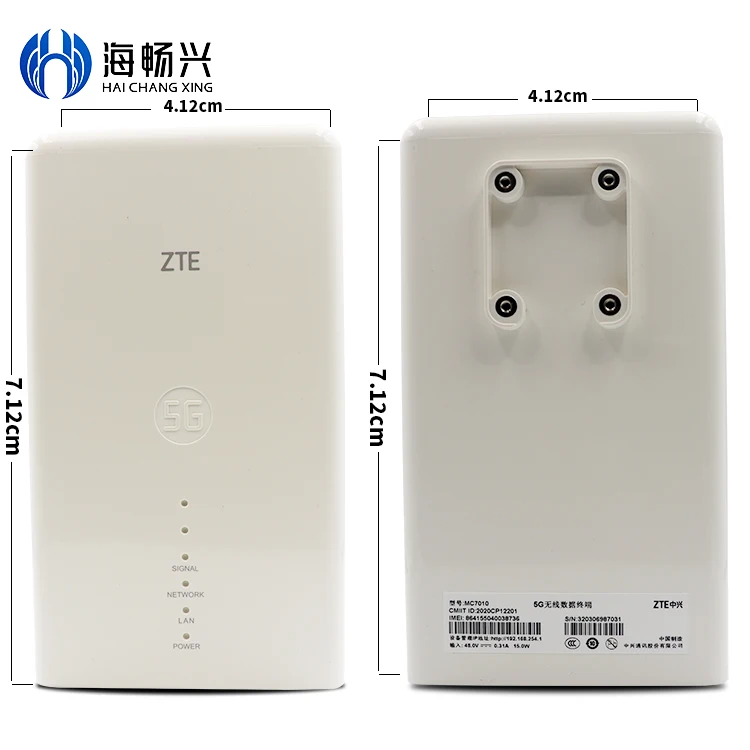 2021 New Arrival ZTE MC7010 5G Outdoor CPE Router LTE WIFI Wireless Sim  Modem Router 5G LTE CPE WIFI Router with LED Indicator