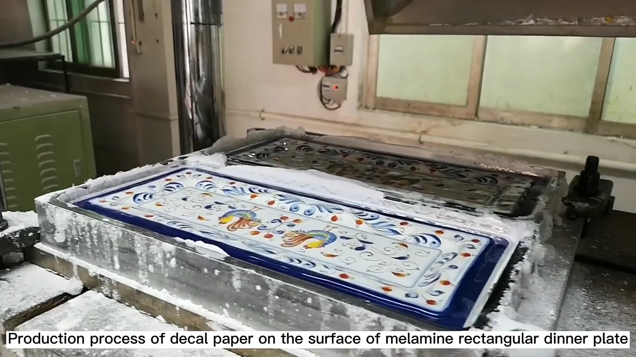 Hot Sale Customized Fish Unbreakable Melamine Dinnerware Serving Plates