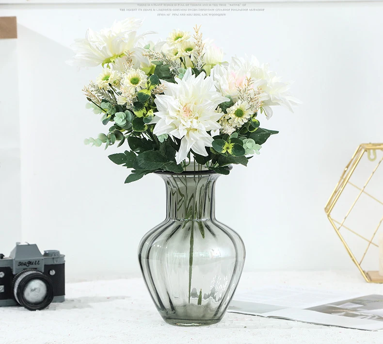 Real Touch Dahlia Flower Artificial Wholesale Silk Flowers High Quality