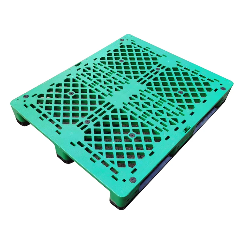 wholesale Pallet Prices1400x1000 heavy duty Single Face steel reinforced hdpe china Euro Plastic pallet for sale