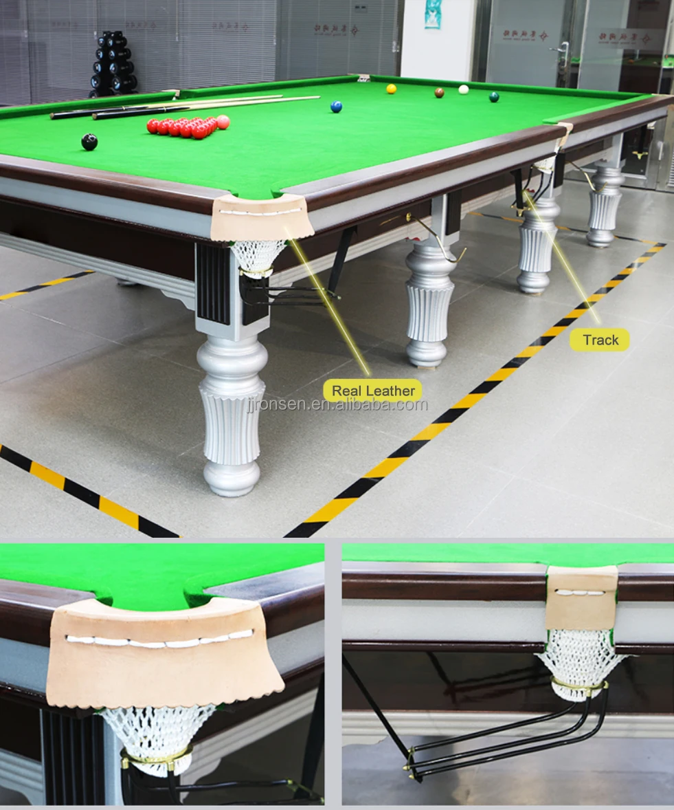 World Standard Size Cheap Price 12ft Slates Base Steel Cushion Game Snooker Table With Cloth