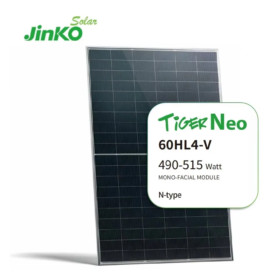 Jinko Tiger Neo 60HL4-V N-type Mono-Facial PV Module 490W 495W