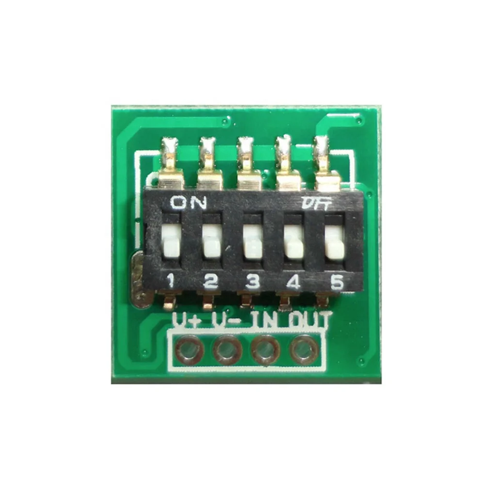 Dial Switch Module Timer Switch Controller Board 10S to 24H Adjustable Delay Relay Module For