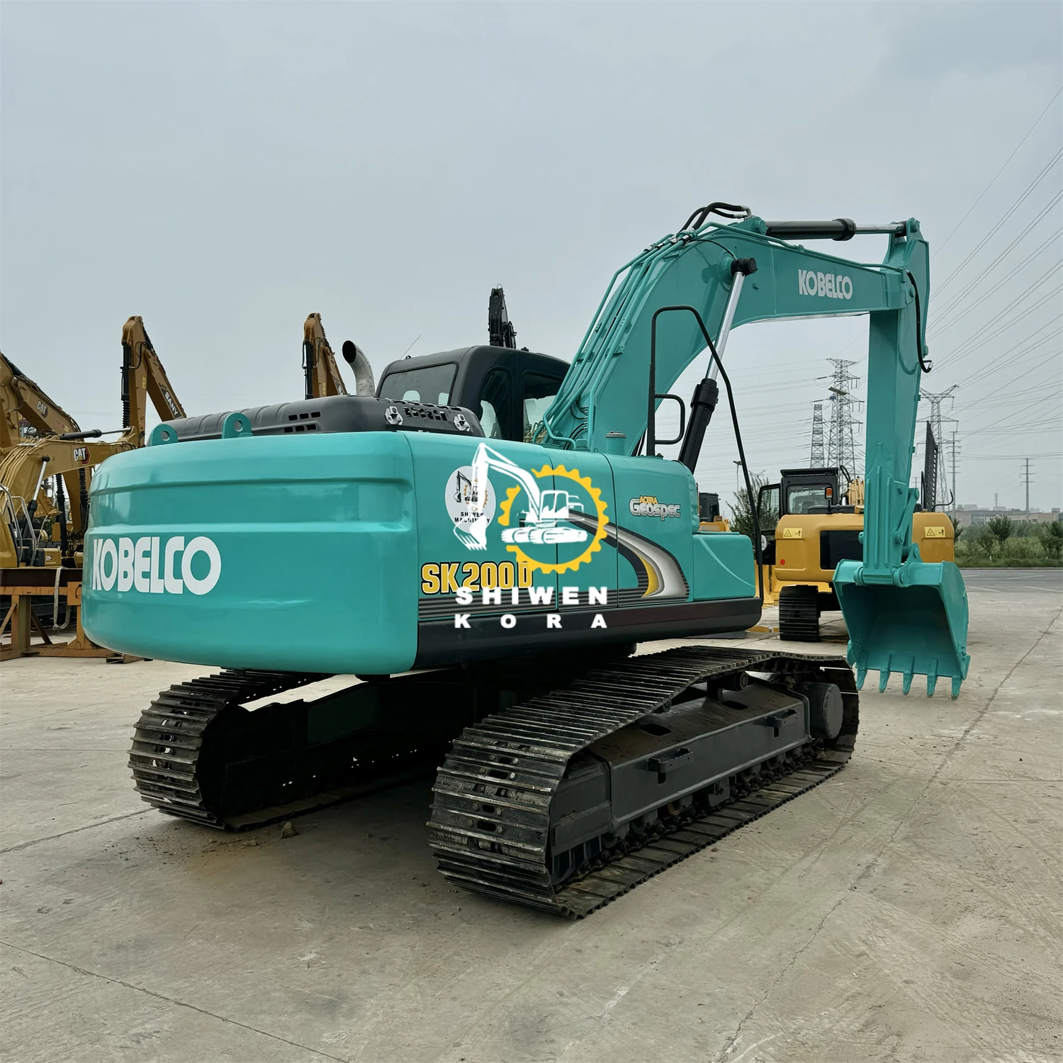 Very Popular Used Kobelco Sk200-8 Excavator Factory-Priced for
