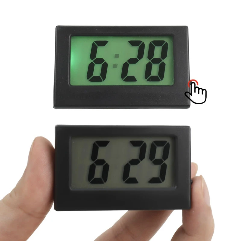 Hot Sale Mini Minimalist Electronic Bedside Clock Promotional Gift Cute Student Clock Small Triangle Countdown Timer