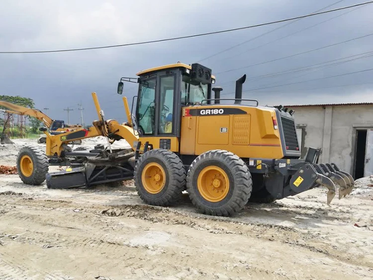 HP180 Mini Road Construction Machinery - Motor Grader GR1803 With Hydraulic Pump factory