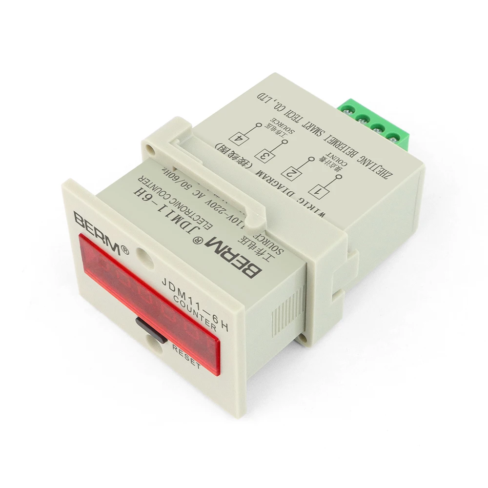 High Precision Electronic Counter 6 Digit Counter JDM11-6H With Power off Memory Sensor Count Digital Counter