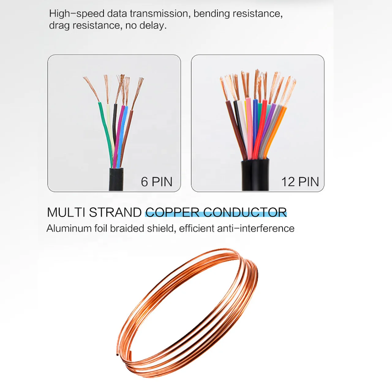 トップセラーVT-Hirose6-7-0.5Mカスタムヒローズ12ピンメスI/O電源