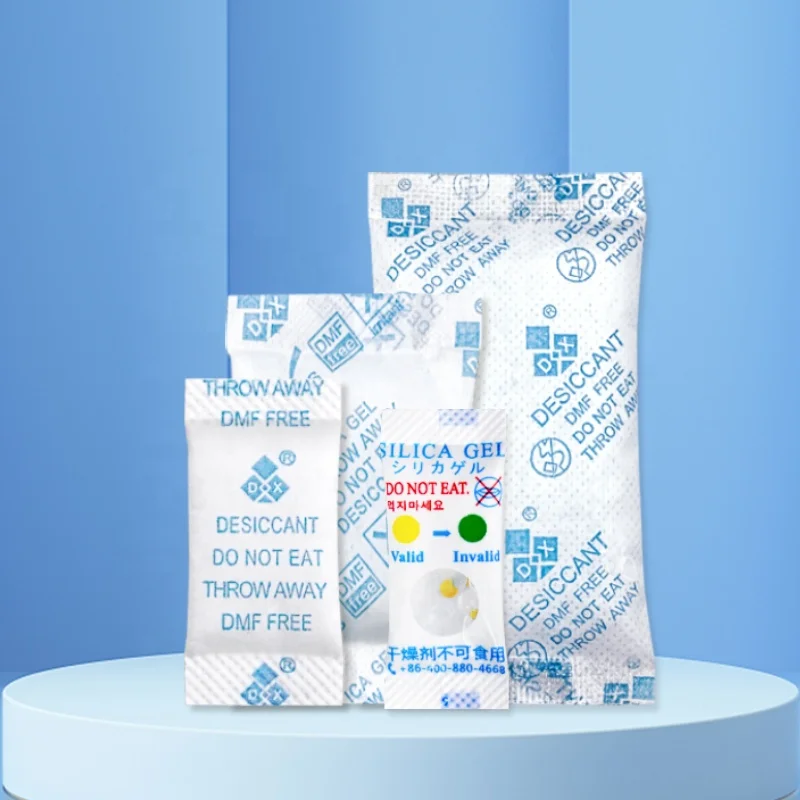 Direct Sale Silika Sachets High Quality 1G 5G 10G 20G 50G 100G Silica Gel Moisture Absorb White Color Silica Gel Desiccant Packs